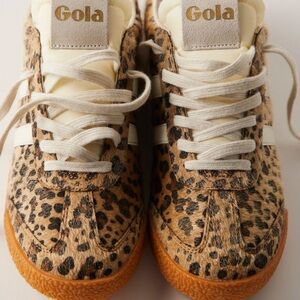 Gola Elan Tropic Leopard Sneakers New NIB size 7.5 shoes fit like Adidas tts